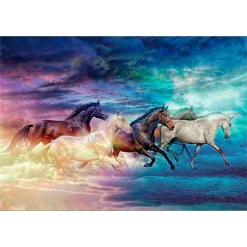 Diamantové malování Titanum Diamantové malování, obrázek, MAGICKÝ KONĚ, 30x40cm, 1 bal.