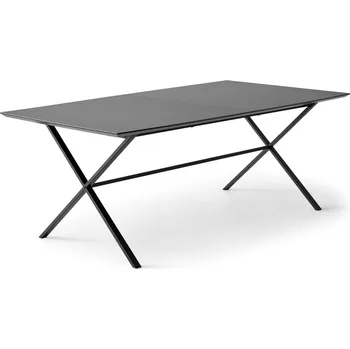 Jídelní stůl Černý rozkládací jídelní stůl s černou deskou 90x165 cm Meza – Hammel Furniture ID_1683558