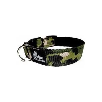 Obojek pro psa Nylonový obojek pro psy Maskáčkový zelený - 26 - 35 cm