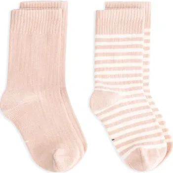 Pánské ponožky GRAY LABEL Set ponožek GOTS - Faded pink - Cream Velikost: 35-38