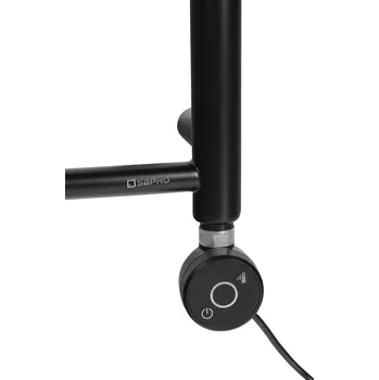 Radiátor WICHER topná tyč s termostatem, 400 W, černá mat