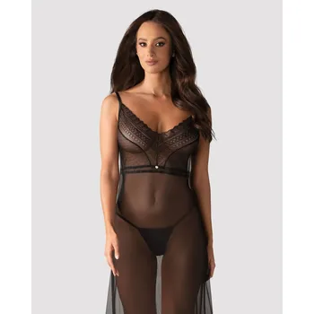 Dámské erotické prádlo Košilka Obsessive ESTIQUA černá XS/S - s kupónem KUP15 cena 824 Kč + extra diskrétní expedice