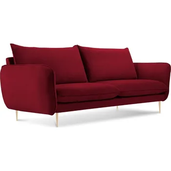Pohovka Červená pohovka se sametovým potahem Cosmopolitan Design Florence, 160 cm ID_1304788