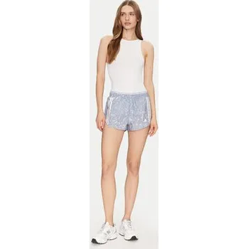 adidas Sportovní kraťasy Own the Run 3-Stripes JD7759 Modrá Regular Fit XS