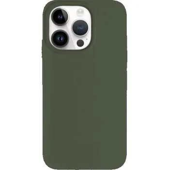Pouzdro na mobilní telefon Matný ekologicky rozložitelný kryt pro iPhone 14 Pro - olivový