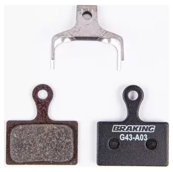 Brzdová destička brzdové destičky pro systémy SHIMANO, BRAKING (směs Organic) 2 ks v balení C009-0019
