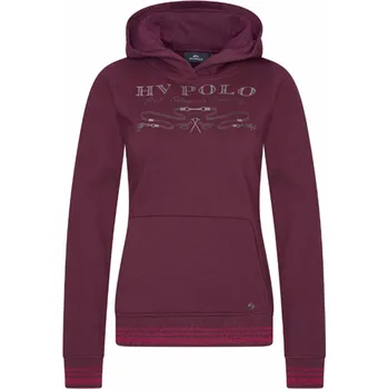 Jezdecká mikina Dámská mikina HV Polo Ariel, borůvková - vel. M