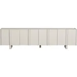 Krémový modulární TV stolek z borovicového dřeva 200x53 cm Basu – WOOOD ID_1575502