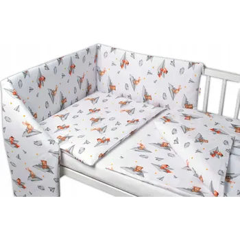 Povlečení Sada povlečení Baby Nellys 100 x 135 cm bílá