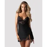 Košilka Obsessive Lobellis černá XS/S - s kupónem KUP15 cena 846 Kč + extra diskrétní expedice