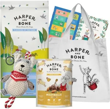 Krmivo pro psa Harper and Bone balíček pro štěně - 5 různých položek