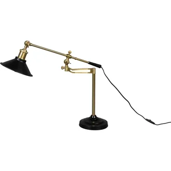 Čtecí lampička Stolní lampa v černé a zlaté barvě (výška 50 cm) Penelope – Dutchbone ID_1683688