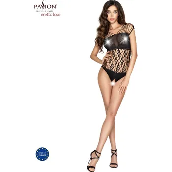 Dámské erotické body Body PASSION BS035 černé S-L - s kupónem KUP15 cena 230 Kč + extra diskrétní expedice