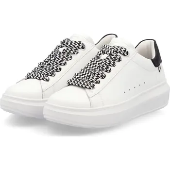 Dámské polobotky Dámské kožené polobotky *W1201-80 Rieker bílá Barva: weiss, Velikost: 41