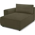 Světle zelený manšestrový modul pohovky, levý roh Nihad modular – Bobochic Paris ID_1594148