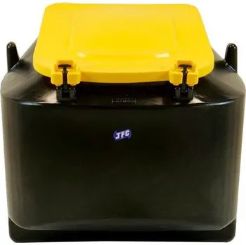 Zásobník na sypké hmoty s hladkým dnem, 750 kg/1000 l