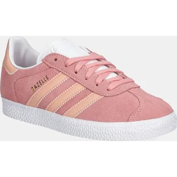 Dívčí obuv Dětské semišové sneakers boty adidas Originals GAZELLE růžová barva, JP5544 30X, EUR 33.5