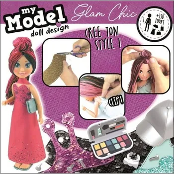kreativní sada Kreativní sada My Model Doll Design Glam Chic