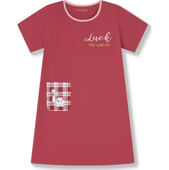 Dámská noční košile Dámská noční košile - Wolf D2532, bordo Barva: Bordo, Velikost: S