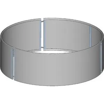 krmítko pro hospodářská zvířata Příkrmiště kruhové plné pro skot a koně, pozinkované průměr 210 cm
