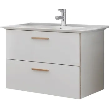 Umyvadlo Bílé keramické umyvadlo bez baterie 80x47 cm Set 931 - Pelipal ID_1468890