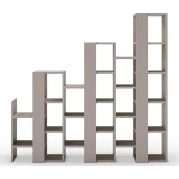 regál Šedobéžový regál 158x151 cm Anissa – Marckeric ID_1679464