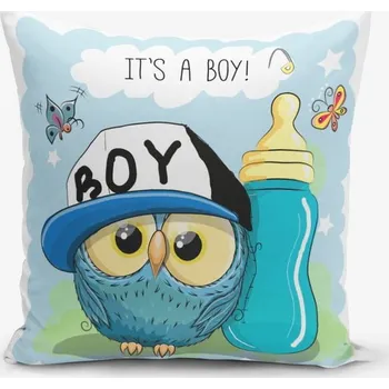 Povlak na dekorativní polštářek Dětský povlak na polštář 43x43 cm Boy Owl – Mila Home ID_1712138