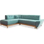 Tyrkysová rozkládací rohová pohovka (levý roh) Dazzling Daisy – Miuform ID_1702966