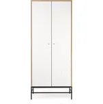 Bílá šatní skříň 80x190 cm Mia - Woodman ID_1335698