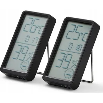 Vrták Digitální pokojový teploměr s LCD displejem, 2 kusy Tchibo