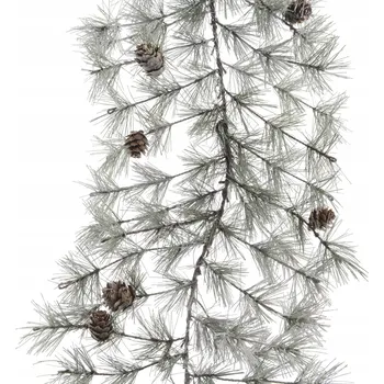 Vánoční dekorace Girlanda větev s šiškami Vánoční ozdoba na stromeček