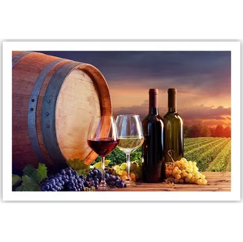 Obraz Obraz plakát do obýváku ložnice 91x61 vinice foto na zeď bez rámu