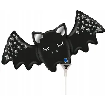 Balónek Fóliový balónek Netopýr Halloween 36 x 22 cm (14 palců)