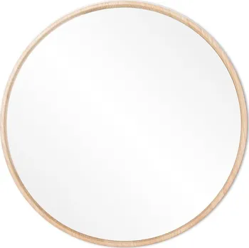 Zrcadlo Nástěnné zrcadlo s rámem z masivního dubového dřeva Gazzda Look, ⌀ 32 cm ID_1051922