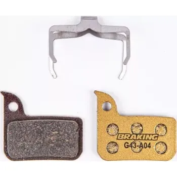 Brzdová destička brzdové destičky pro systémy SRAM, BRAKING (směs Carbo Metalic) 2 ks v balení C009-0037