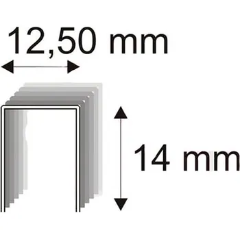 Spona do sešívačky RON-CONMETRON SPONKY RON 342/14MM PRO GÜDE KN14 KARTON 5400 KS ČALOUNICKÉ