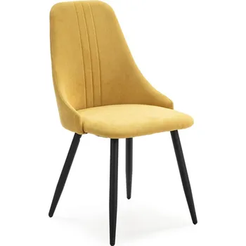 Jídelní židle Žluté jídelní židle v sadě 4 ks Mani – Marckeric ID_1552086