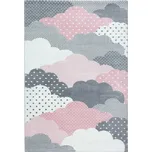 Růžovo-šedý dětský koberec 80x150 cm Bambi – Ayyildiz Carpets ID_1703866