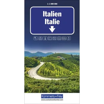 Italien Strassenkarte 1:1 Mio. (EN)