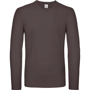 Pánské oblečení B&C Collection pánské Tričko s dlouhým rukávem B&C Collection Hnědá M