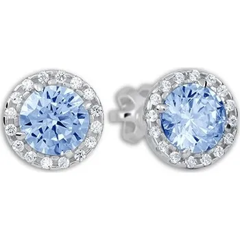 Náušnice Soliter Úchvatné náušnice z bílého zlata se zirkony 239 001 00957 0700500 + 2 měsíce na vrácení zboží