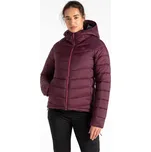 Dámská prošívaná bunda Dare2b TORREK BAFFLED vínová 36