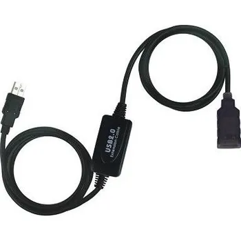 Kabel do PC PremiumCord USB 2.0 repeater a prodlužovací kabel A/M-A/F 10m