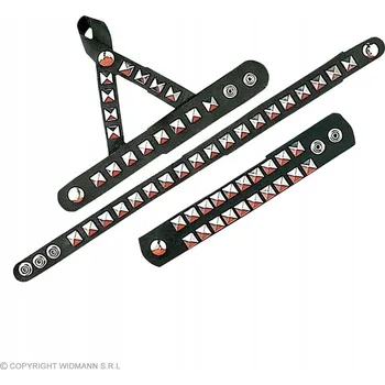 Náhrdelník Punkové šperky S hroty NÁHRDELNÍK + 2 náramky