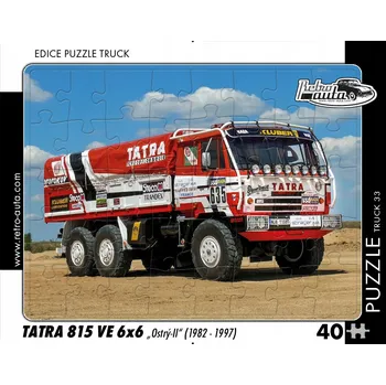 Puzzle Puzzle KB Barko sro 40 dílků Puzzle NÁKLADNÍ VOZ 33 - Tatra 815 VE 6x6 (1982 - 1997) - 40 kusů