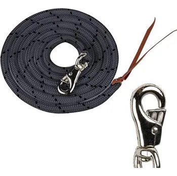 Vodítko pro psa Westernové provazové vodítko ELT - černé