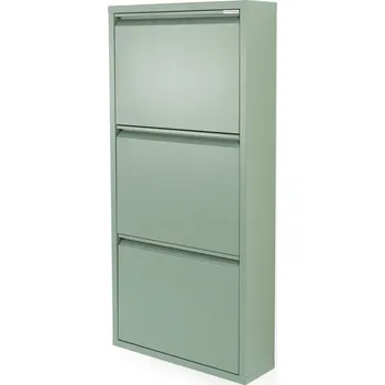 Botník Zeleno-šedý kovový botník Billy – Spinder Design ID_1616554