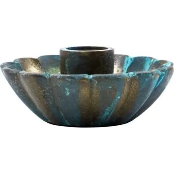 Svícen House Doctor, Svícen na klasickou svíčku Pli antická zeleň - Formadore