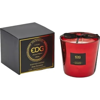 Svíčka EDG Svíčka lesklá Černá růže & Agarové dřevo