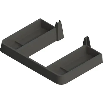 Koupelnový nábytek In-Design Vklad s límcem pro výřez pod umyvadlo/dřez antracit 365x264